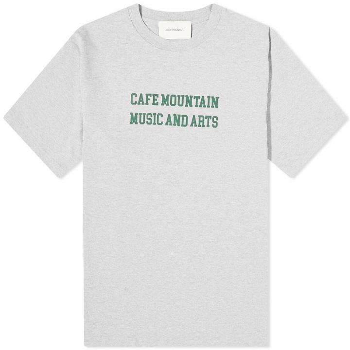Photo: Café Mountain Men's Music and Arts T-Shirt in Grey