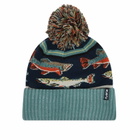 KAVU Men's Herschel Jacquard Knitted Beanie in Go Fish 