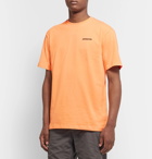 Patagonia - P-6 Logo Responsibili-Tee Printed Cotton-Blend Jersey T-Shirt - Orange