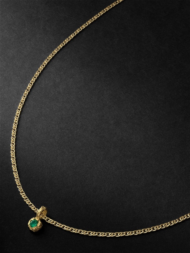 Photo: Healers Fine Jewelry - Gold Emerald Necklace