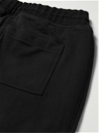 Mr P. - Tapered Cotton-Jersey Sweatpants - Black