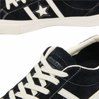 Converse One Star Academy Pro Suede Sneakers in Black/Egret