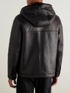 Yves Salomon - Shearling Hooded Jacket - Brown