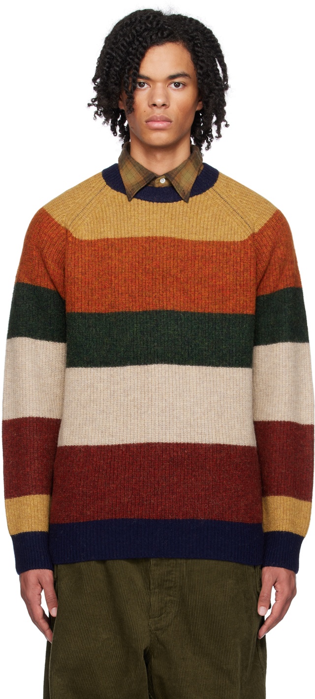 BEAMS PLUS Multicolor Stripe Sweater Beams Plus