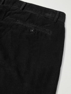 Massimo Alba - Straight-Leg Cotton-Corduroy Trousers - Black