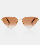 Cartier Eyewear Collection Panthère de Cartier cat-eye sunglasses