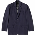 Balenciaga Men's Single Breasted Suit Jacket in Dark Navy