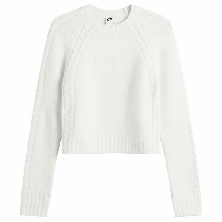 Photo: Nike Women's NSW Chill Knit Jumper in Sail/Sail