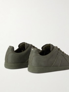 Maison Margiela - Replica Distressed Coated-Canvas Sneakers - Green