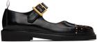 Thom Browne Black Soft Spazzolato Stud Thom John Loafers
