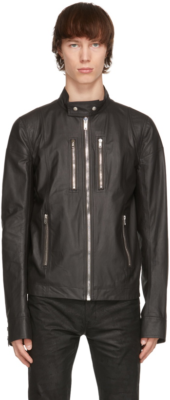 Photo: Rick Owens Black IES Leather Jacket