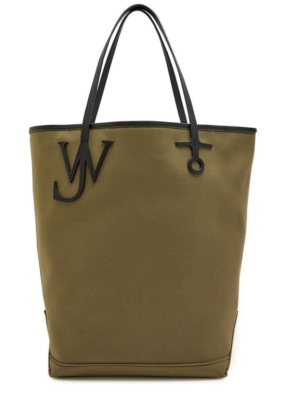 Photo: JW Anderson Anchor Large Canvas Tote bag - Khaki - One Size