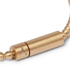 Le Gramme - Le 15 18-Karat Gold Beaded Bracelet - Gold