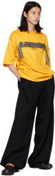 Lanvin Yellow Curb Lace T-Shirt