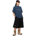 Balenciaga Navy 5-Star T-Shirt