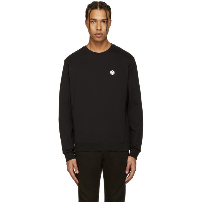 Photo: MSGM Black Dice Patch Pullover