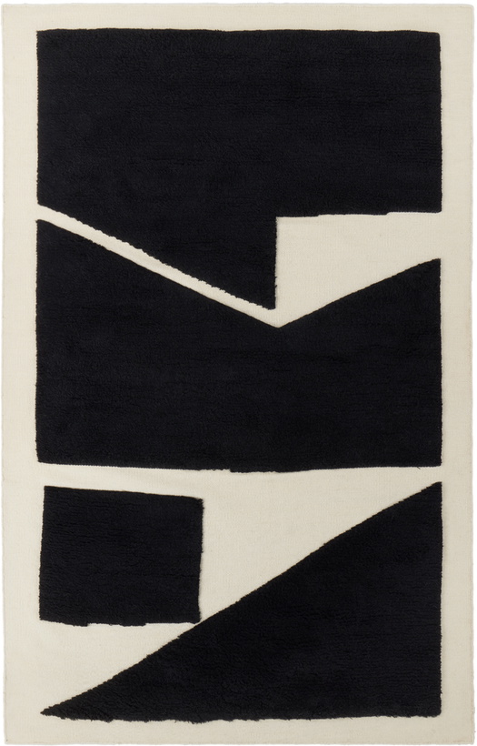Photo: Nordic Knots Black & Off-White Untitled 1 Rug