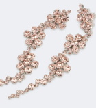 Simone Rocha Floral crystal-embellished drop earrings