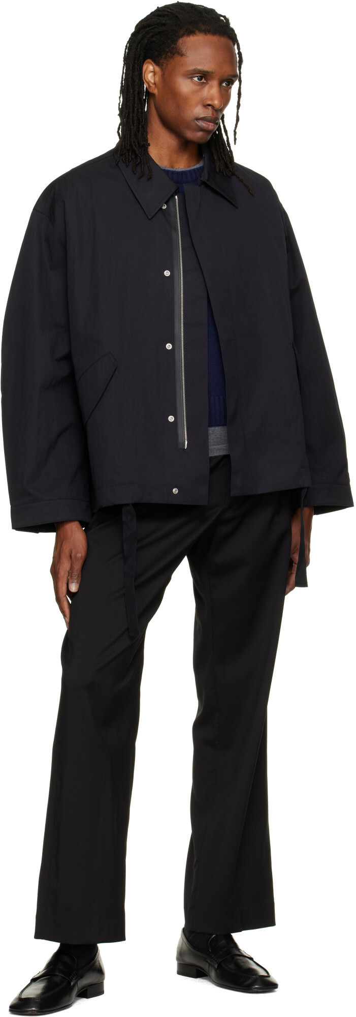 Studio Nicholson Navy Comba Jacket