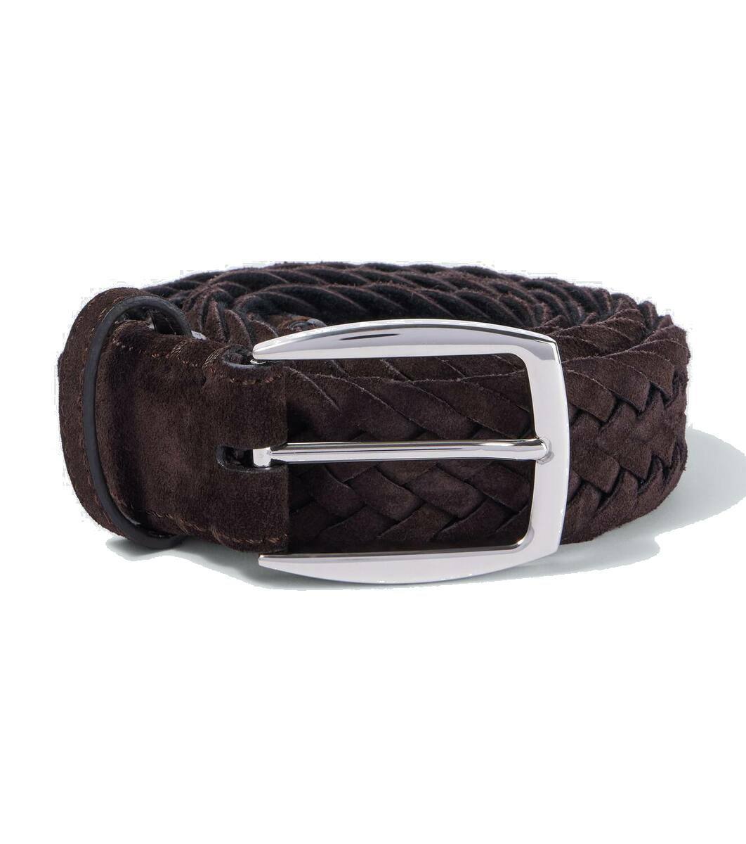 Brioni Logo leather belt Brioni