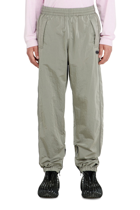 Photo: Diesel Nylon pants with crinkle effect - Pants Mens in Grey
