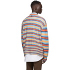 Wooyoungmi Multicolor Alpaca and Mohair Stripe Sweater