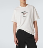 Burberry Embroidered cotton jersey T-shirt
