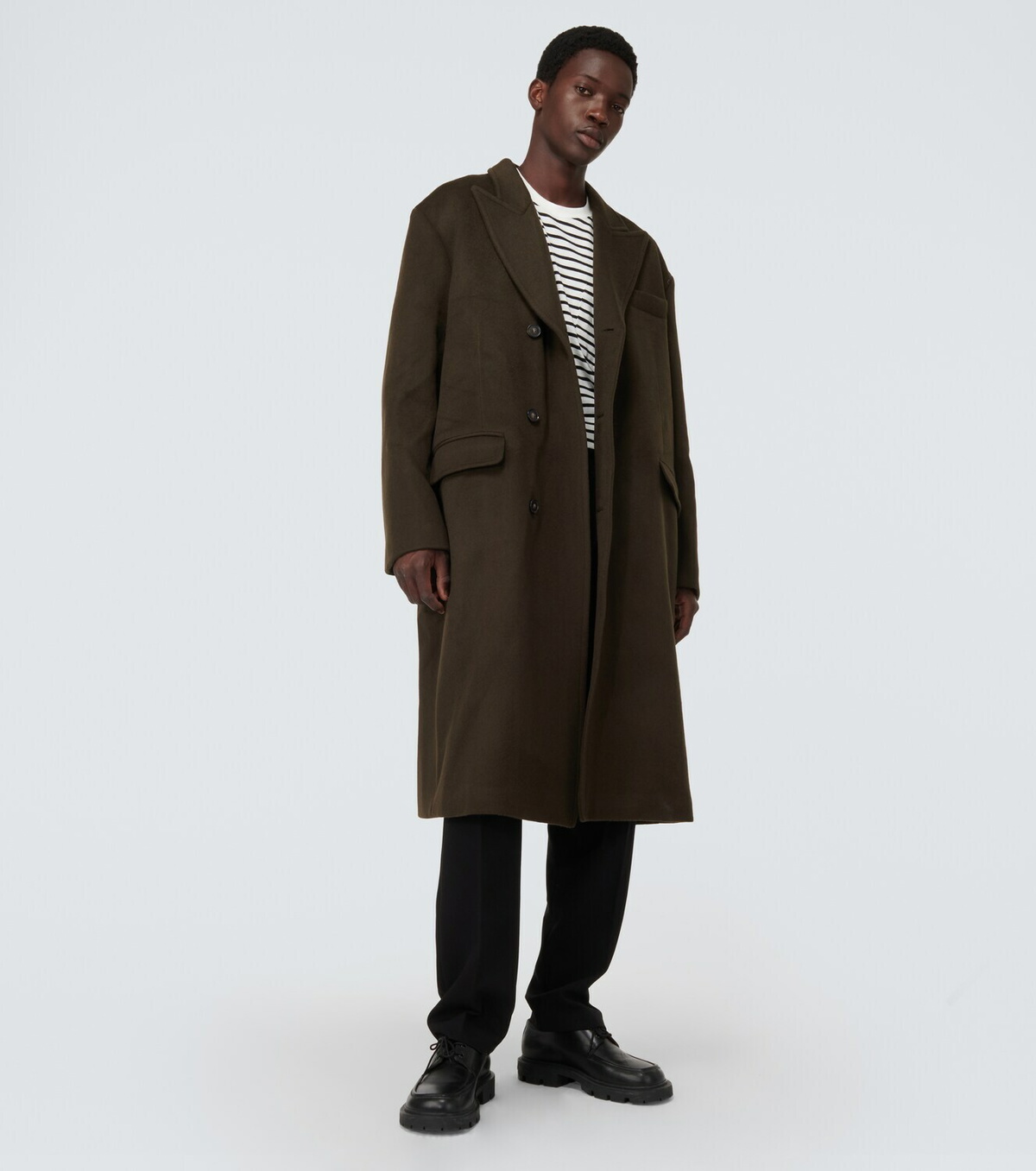 The Frankie Shop Curtis oversized wool-blend coat The Frankie Shop