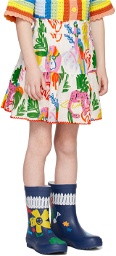 Stella McCartney Kid White Jungle Skirt