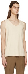Second/Layer Off-White Ribbed Tank Top