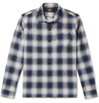 RRL - Camp-Collar Checked Cotton-Poplin Shirt - Men - Blue