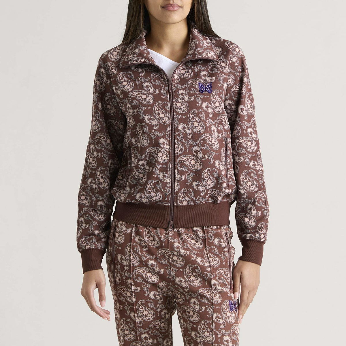 Needles Women's Track Jacket in Paisley