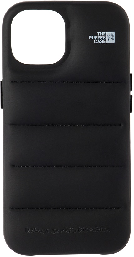Photo: Urban Sophistication Black 'The Puffer' iPhone 15 Case