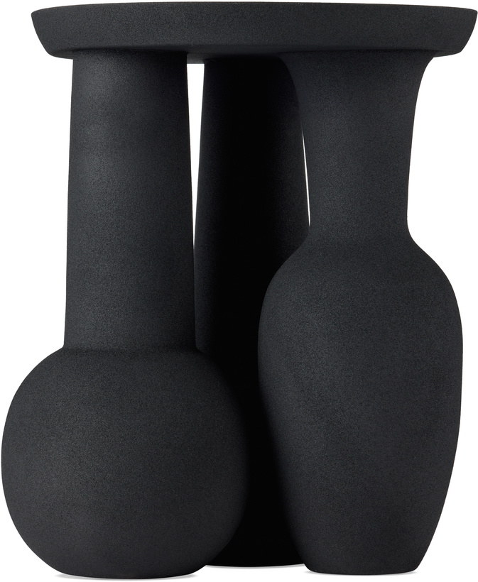 Photo: POLSPOTTEN Black Roman Vase & Plate