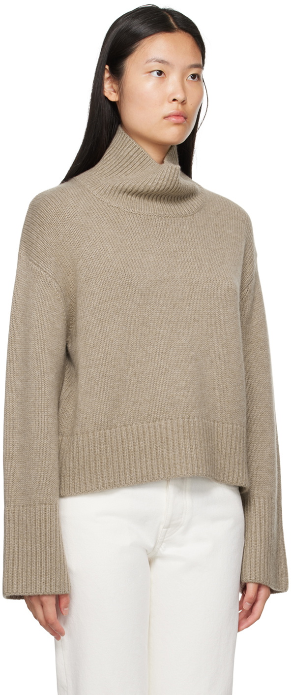 LISA YANG Beige 'The Fleur' Turtleneck Lisa Yang