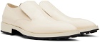 Jil Sander Off-White Pointed Loafers