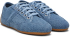 Givenchy Blue Slim Denim Sneakers