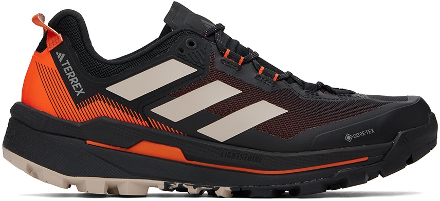 Photo: adidas Originals Black & Orange Terrex Skychaser Tech Gore-Tex Sneakers