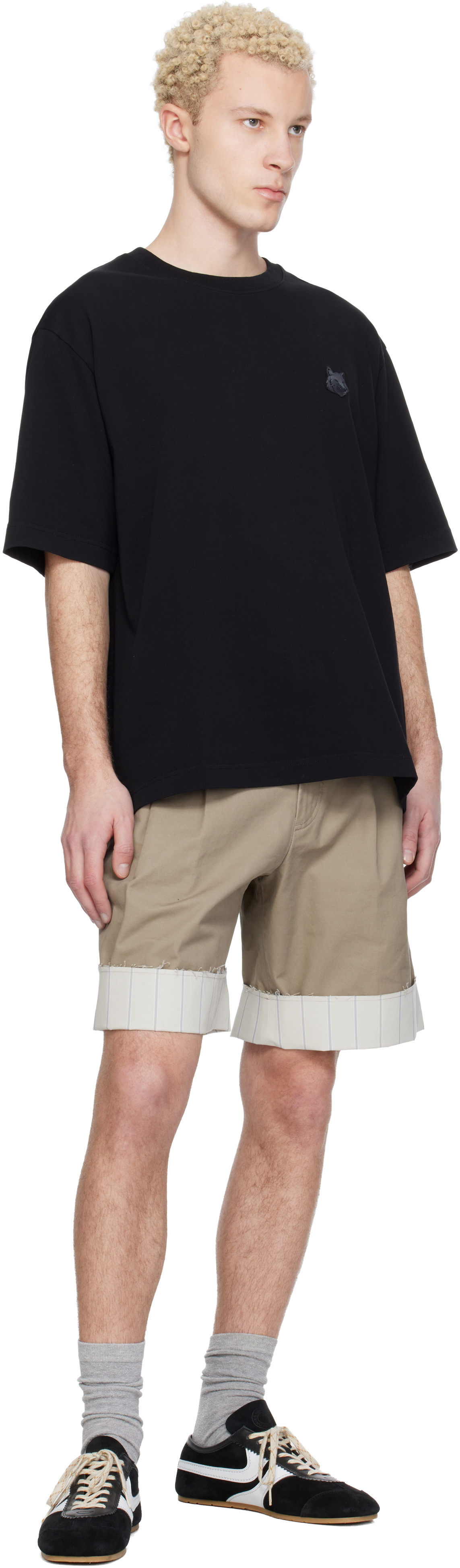 Maison Kitsuné Black Fox Head Oversize T-shirt