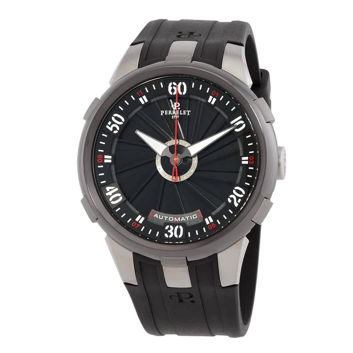 Perrelet Turbine XL Automatic Black Dial Mens Watch A1050/1
