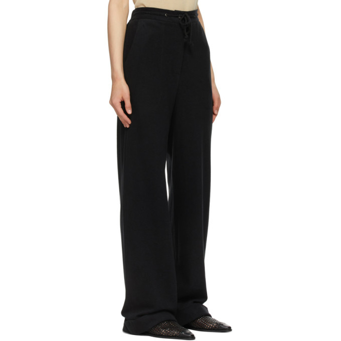 Kim Matin Black Drawstring Trousers