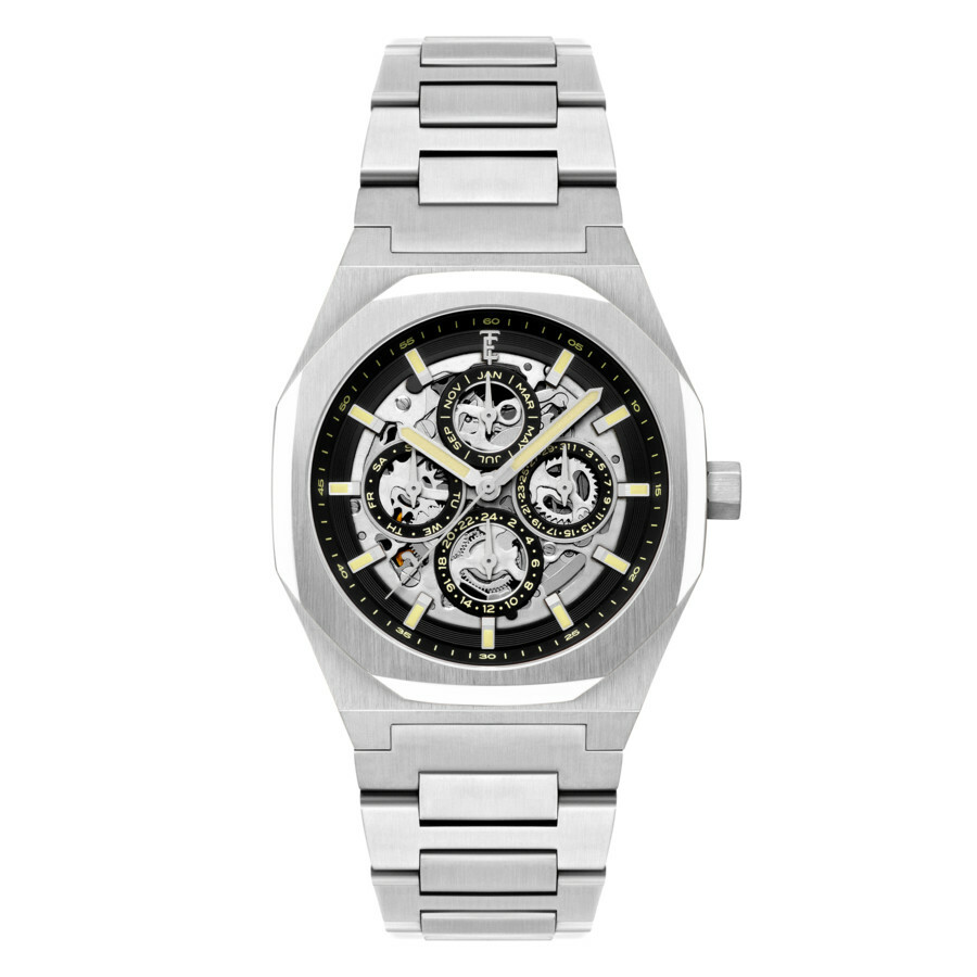 Thomas Earnshaw Drake Triple Calendar Black Dial Mens Watch ES-8308-22