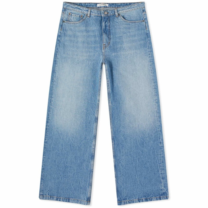 Photo: Wood Wood Women's Ellie Baggy Jeans in Heavy Rinse Wash