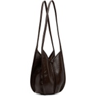 HEREU Brown Calella Bucket Leather Bag