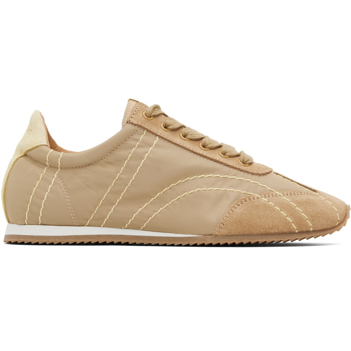 Photo: TOTEME Taupe Flex Sneakers