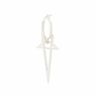 Rick Owens Women's Pentagram Earring in Palladio 