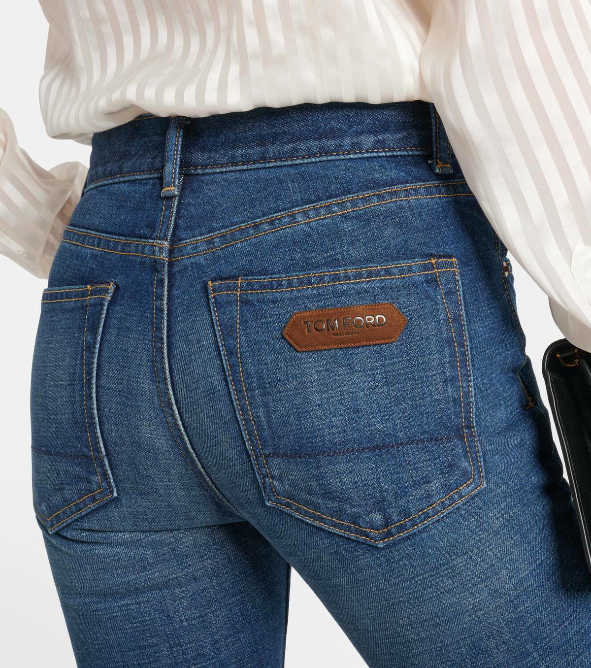 Tom Ford High-rise straight jeans