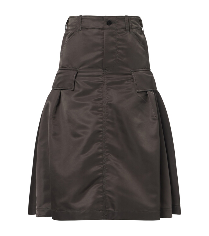 Photo: Sacai Twill midi skirt