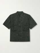 Sacai - Layered Floral-Print Woven Shirt - Green