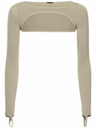 ANDREADAMO - Sculpting Jersey Harness Long Sleeve Top